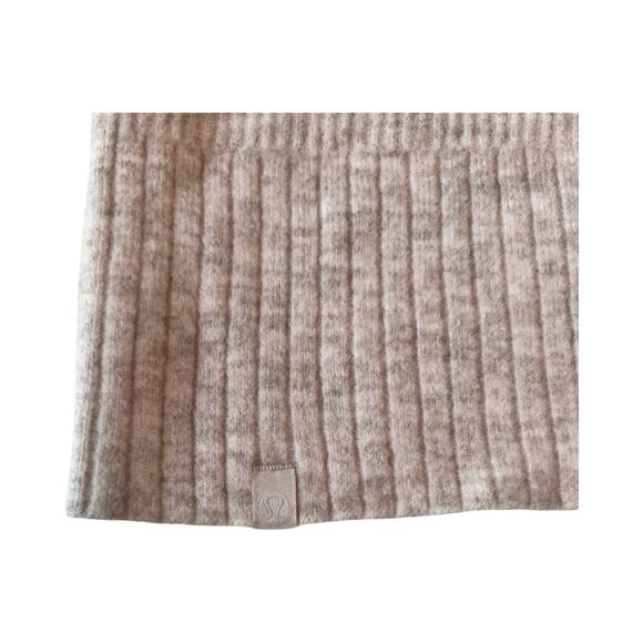 Lululemon Restful Intention Sweater Dress Bliss Heather Blush Pink Wool Cashmere - Picture 2 of 4